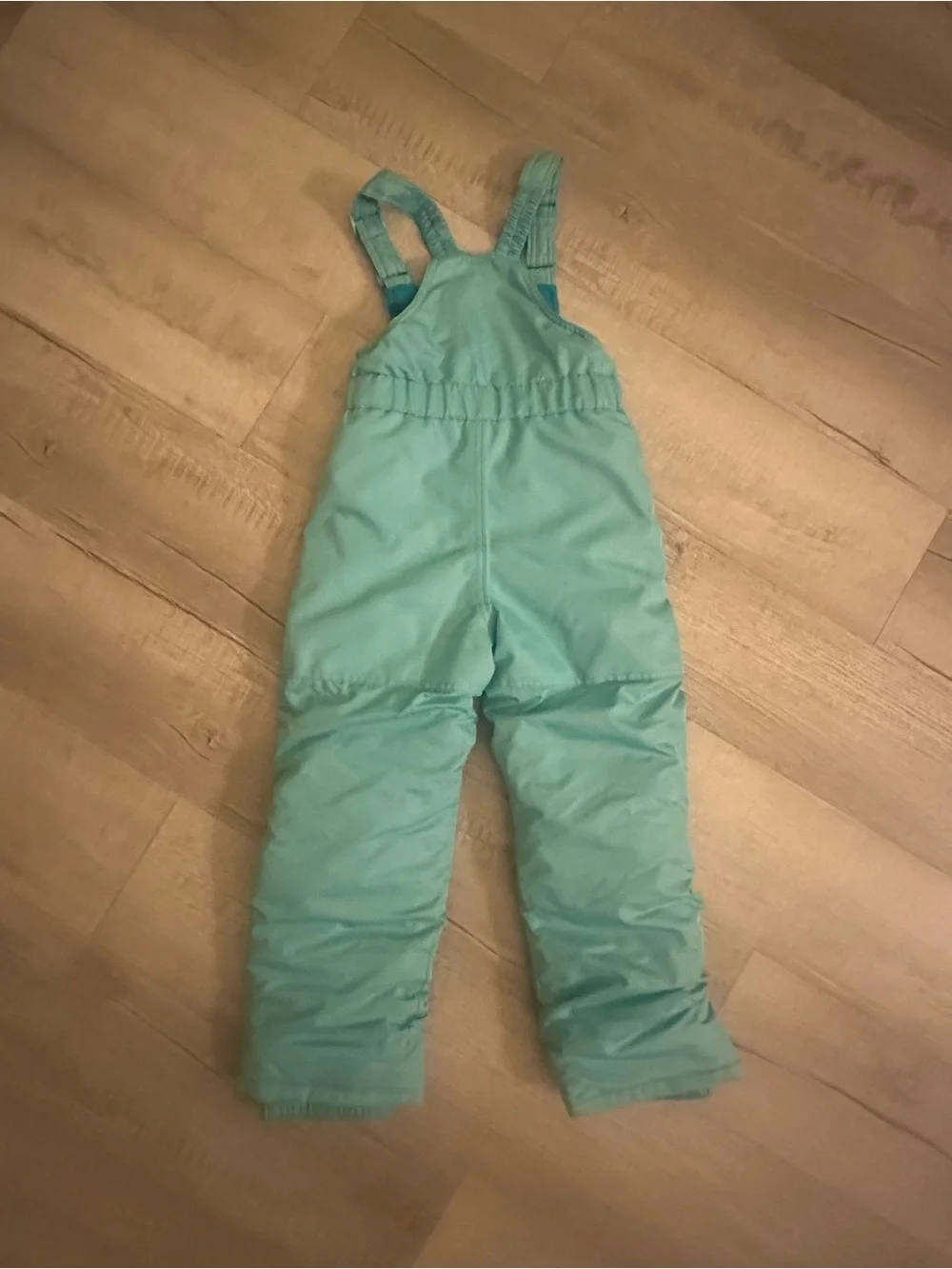 Cat & Jack teal unisex snow bib. Size 6/6x